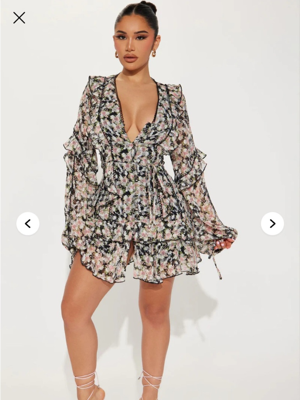 Ruffle Mini Dress